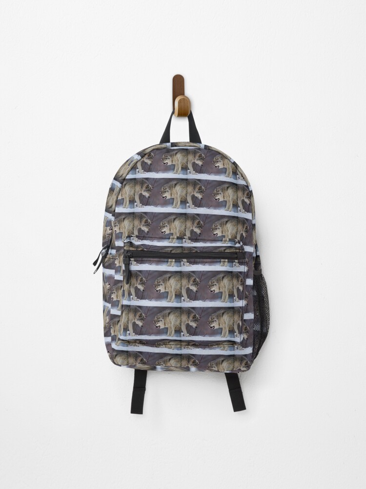 Thumbnail 1 of 3, Backpack, Timber Wolves designed and sold by jaydee1400.
