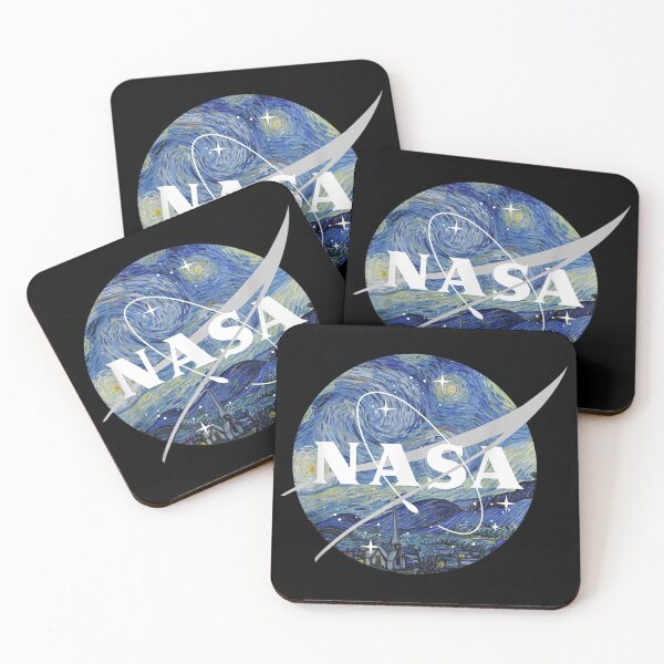 Item preview, NASA Starry Night Classic Chevron Logo designed and sold by frankiecifjam.