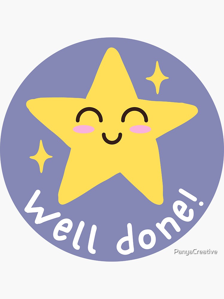 Student Stickers/Good Job,Well Done,Super Student Classic Round Sticker
