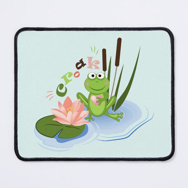 Item preview, Green Little Froggy Croaking In The Lake designed and sold by danikaVT.