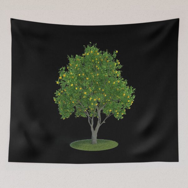 Item preview, Lemon tree illustration, Citrus × sinensis Tangerine designed and sold by NestorFernandez.