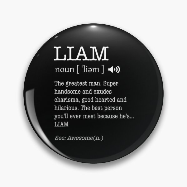 Item preview, The Name Is Liam Adult Definition Men's designed and sold by LionWakl.