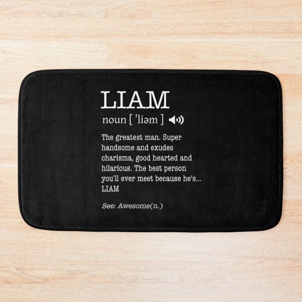 Item preview, The Name Is Liam Adult Definition Men's designed and sold by LionWakl.