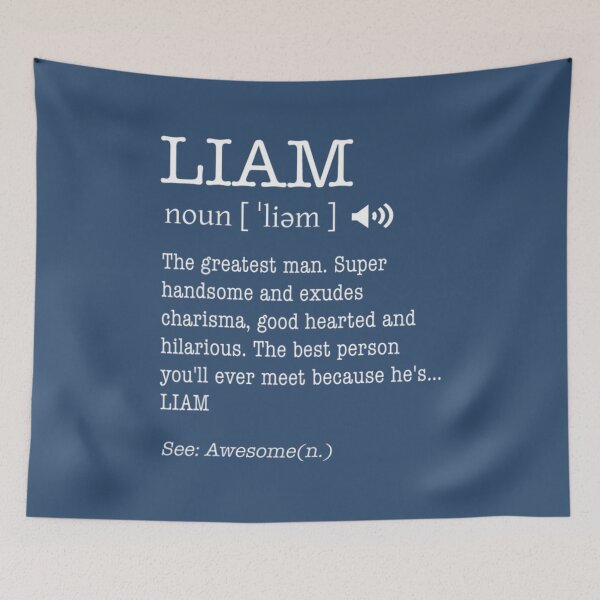 Item preview, The Name Is Liam Adult Definition Men's designed and sold by LionWakl.