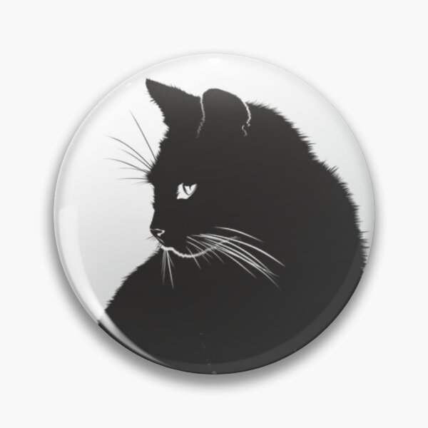 Item preview, cute black cat designed and sold by followurpassion.