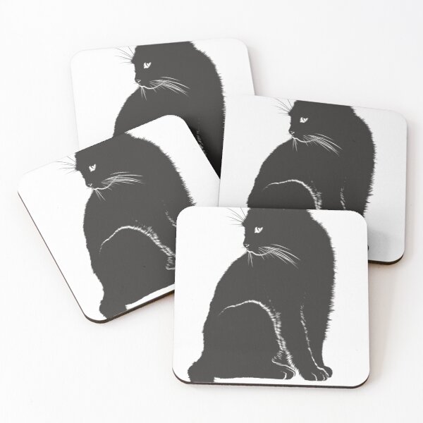 Item preview, cute black cat designed and sold by followurpassion.