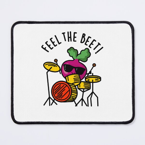 Item preview, Feel The Beet Funny Veggie Puns  designed and sold by punnybone.