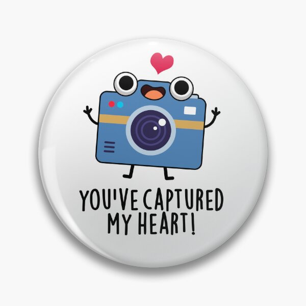 Item preview, You've Captured My Heart Funny Camera Puns  designed and sold by punnybone.