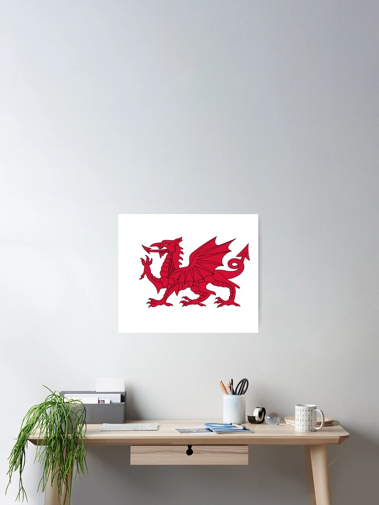Walisischer Drache Aufkleber Wales Cymru Vinyl Auto Laptop