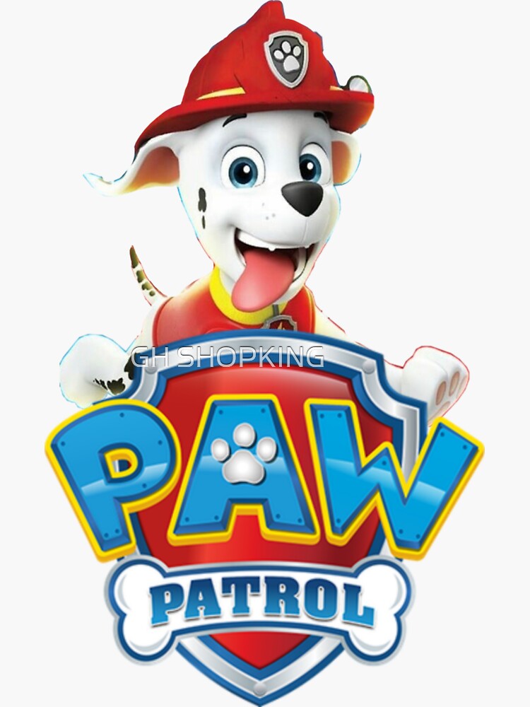 "Paw Patrol Characters Classic T-Shirt : Paw Patrol logo stickers