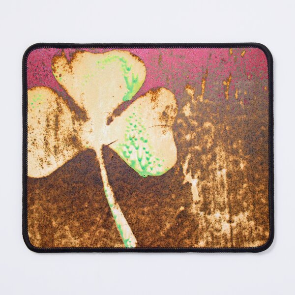 Item preview, rusty 3-leaf shamrock designed and sold by Lynne Prestebak.