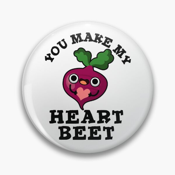 Item preview, You Make My Heart Beet Funny Veggie Puns  designed and sold by punnybone.