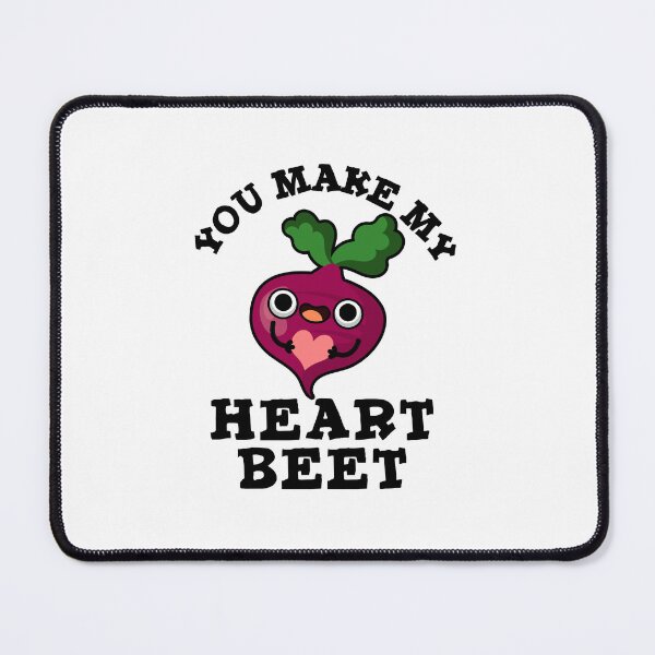 Item preview, You Make My Heart Beet Funny Veggie Puns  designed and sold by punnybone.