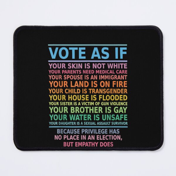 Item preview, Vote As If Your Skin Is Not White Human's Rights designed and sold by edensmr.