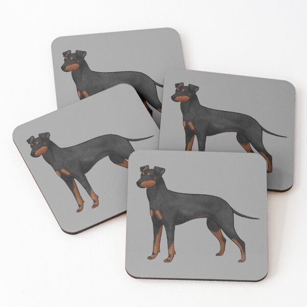 Item preview, Manchester terrier designed and sold by BlackHeartsCo.