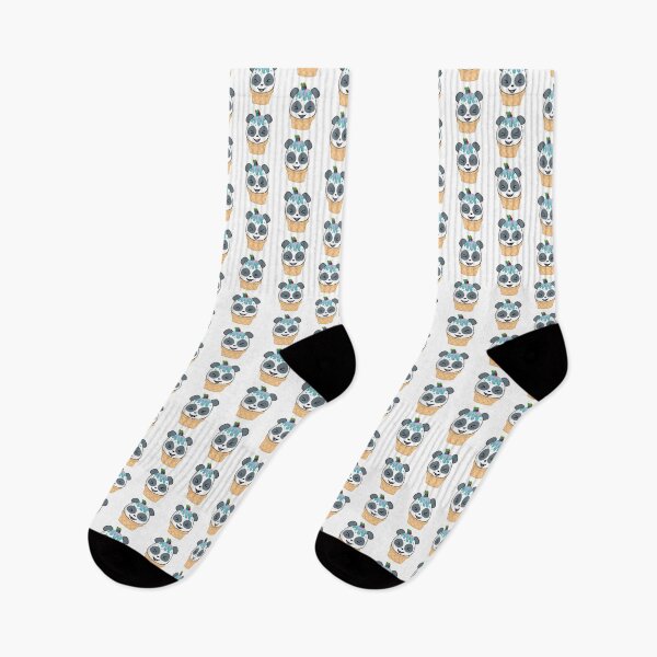 Item preview, Panda ice cream bear in a waffle designed and sold by Sandra Bredtmann.