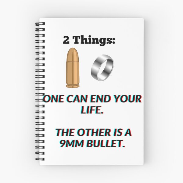 Item preview, One can end your life. The other is a 9mm bullet. designed and sold by fSocietyAUT.