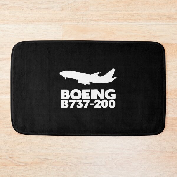 Item preview, Boeing B737-200 Silhouette Print (White) designed and sold by MichaelWa90931.