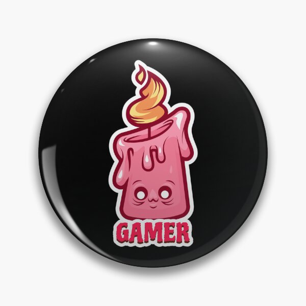 Item preview, Gamer with Cute Candle Cartoon designed and sold by PRIVARSHU.