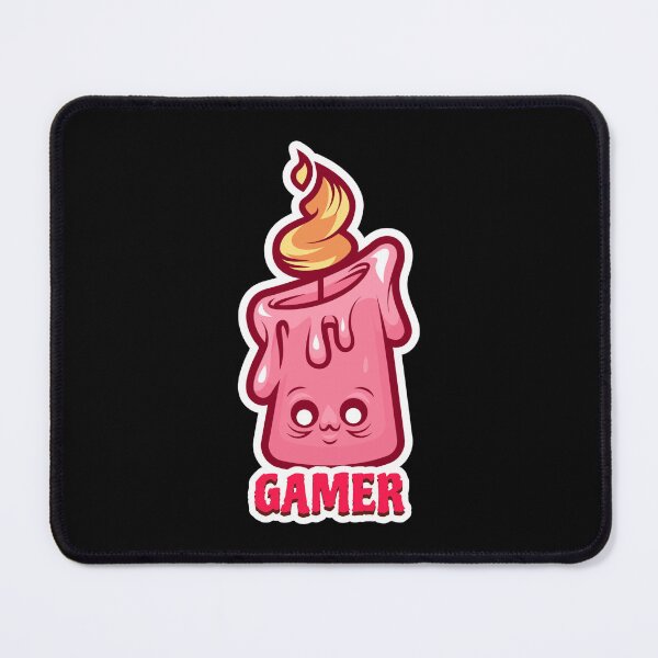 Item preview, Gamer with Cute Candle Cartoon designed and sold by PRIVARSHU.