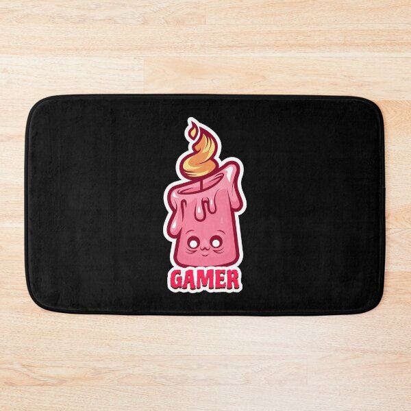 Item preview, Gamer with Cute Candle Cartoon designed and sold by PRIVARSHU.