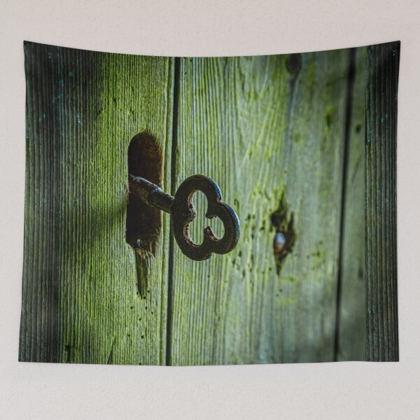 Item preview, Old Key in an old door designed and sold by Dalyndigital Photography.