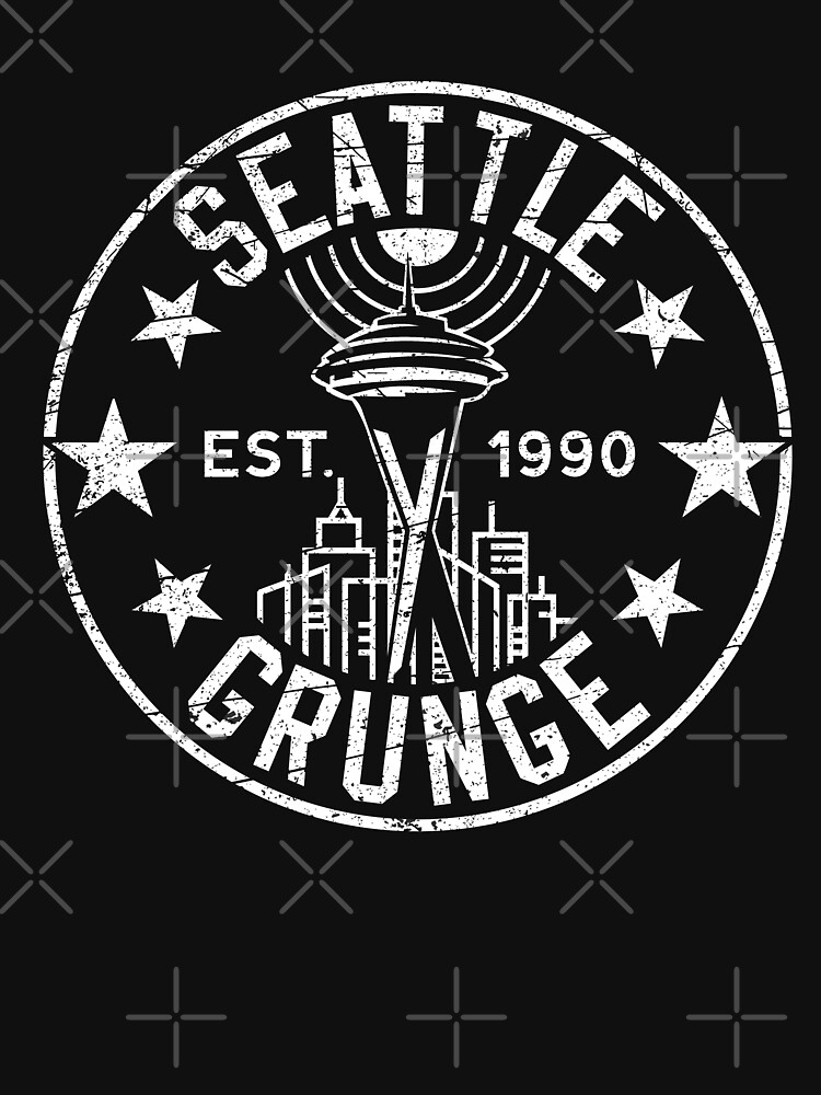 Thumbnail 7 of 7, Classic T-Shirt, Seattle Grunge designed and sold by Coldink.