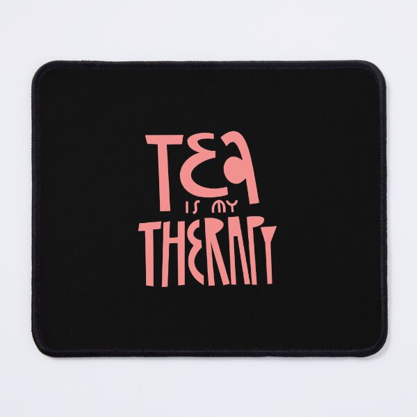 Item preview, tea time framed - tea is my therapy designed and sold by YSINSHOP ⭐⭐⭐⭐⭐.