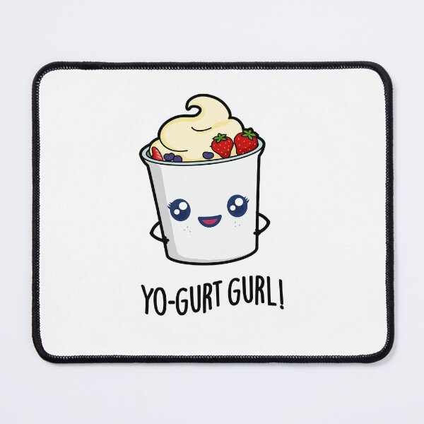 Item preview, Yo-gurt Gurl Funny Yogurt Puns  designed and sold by punnybone.