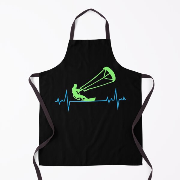 Item preview, Kitesurfing Kiteboarding Kiteboarder Kitesurf Heartbeat Pulse designed and sold by TastefulTees.