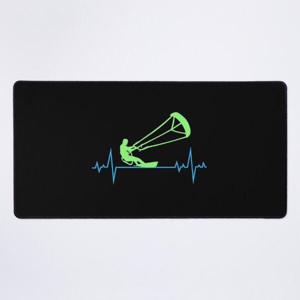 Item preview, Kitesurfing Kiteboarding Kiteboarder Kitesurf Heartbeat Pulse designed and sold by TastefulTees.