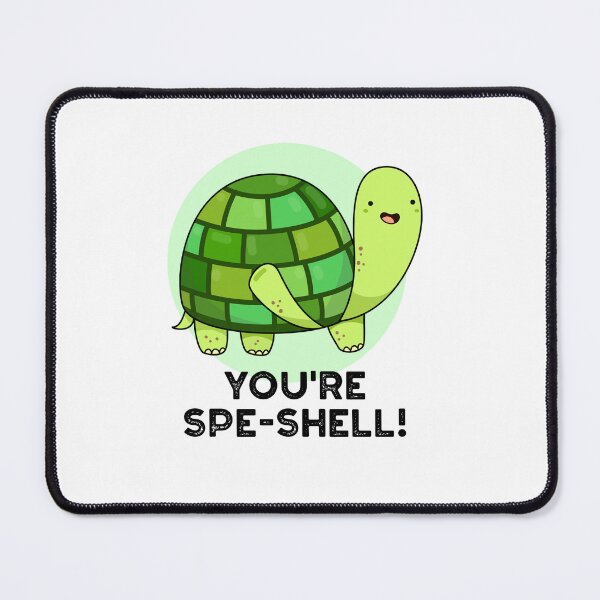 Item preview, You're Spe-shell Funny Tortoise Puns designed and sold by punnybone.