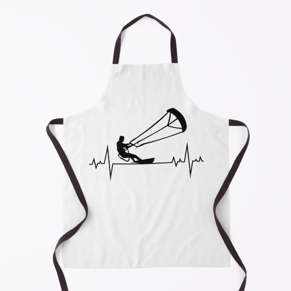 Item preview, Kitesurfing Kiteboarding Kiteboarder Kitesurf Heartbeat Pulse designed and sold by TastefulTees.