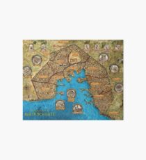 Baldur's Gate Map Art Board