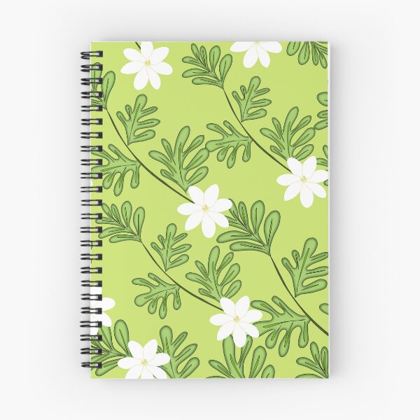 Item preview, White Flower Pattern With Monstera Leaves designed and sold by GraphicsClub.
