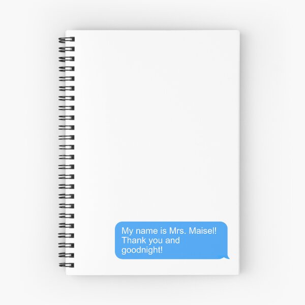 Item preview, Mrs Maisel, Thank you & Good night! designed and sold by reembakes.