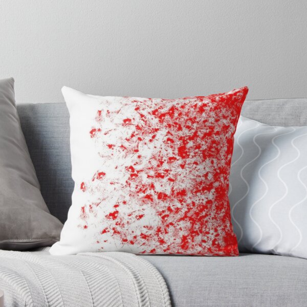 Item preview, Red and white trow pillow designed and sold by valerio07.