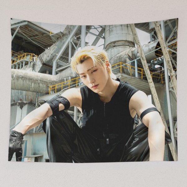 Item preview, ATEEZ SAN "THE WORLD EP.1 : MOVEMENT GUERRILLA" designed and sold by HaloHaloShine.
