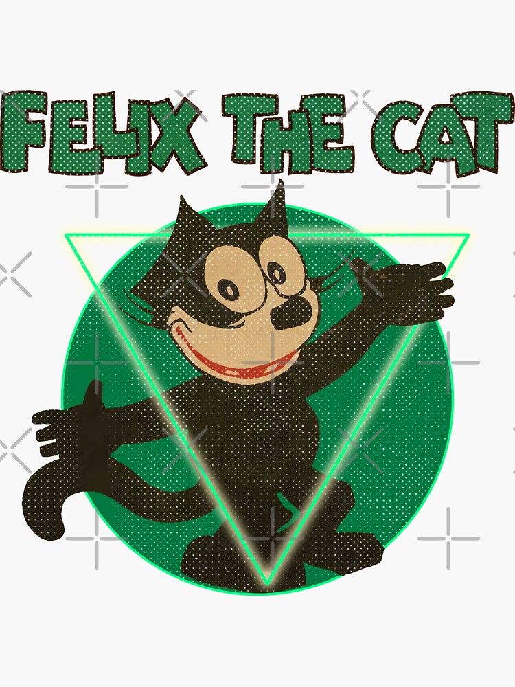 "The Relive Magic Bag Vintage Felix Green Classic Fans" Sticker for