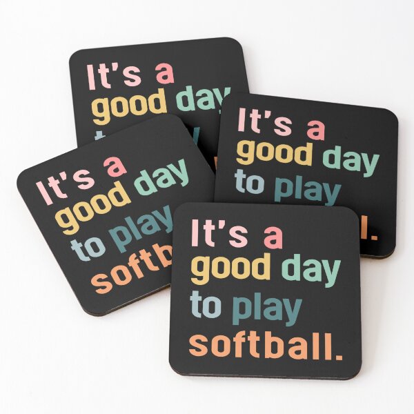 Item preview, It's A Good Day To Play Softball Tta Sticker designed and sold by monica45je.