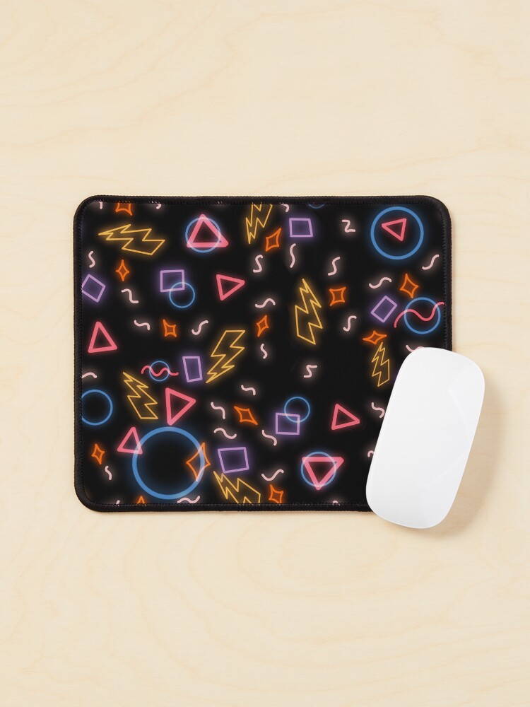 Thumbnail 1 of 5, Mouse Pad, 80s arcade floor pattern designed and sold by Animentry.