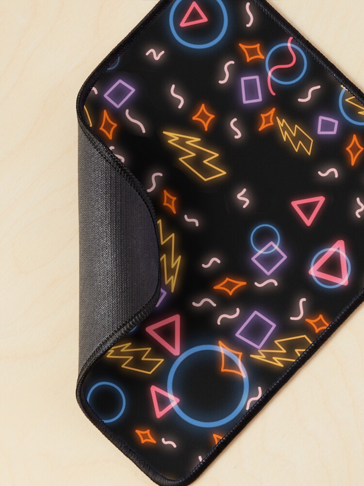 Thumbnail 2 of 5, Mouse Pad, 80s arcade floor pattern designed and sold by Animentry.