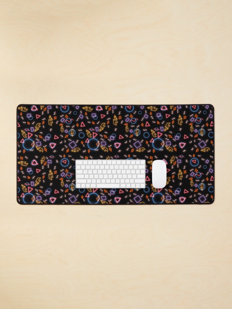 Thumbnail 1 of 5, Mouse Pad, 80s arcade floor pattern designed and sold by Animentry.