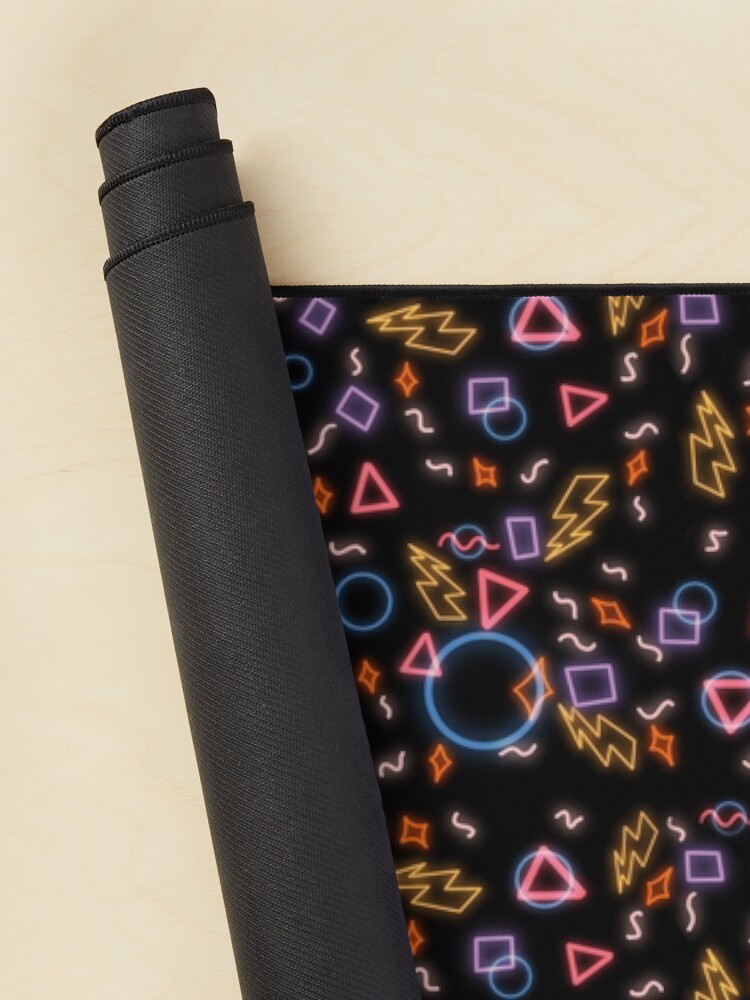 Thumbnail 2 of 5, Mouse Pad, 80s arcade floor pattern designed and sold by Animentry.