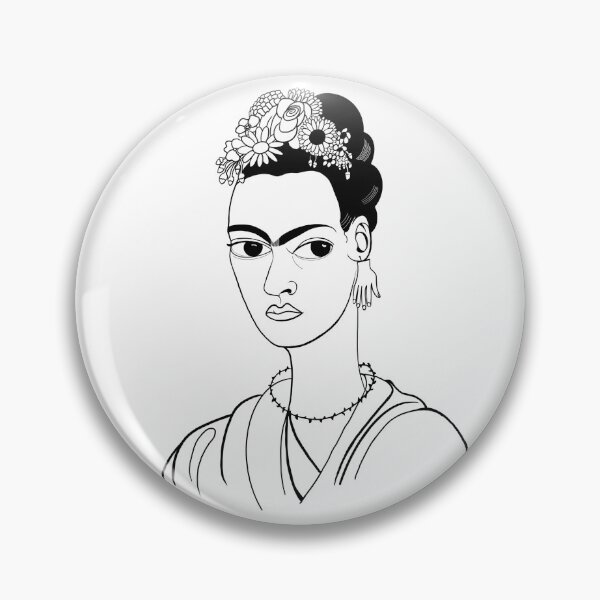 Item preview, Frida Kahlo Black and White designed and sold by Neadski.