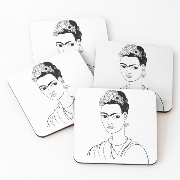 Item preview, Frida Kahlo Black and White designed and sold by Neadski.