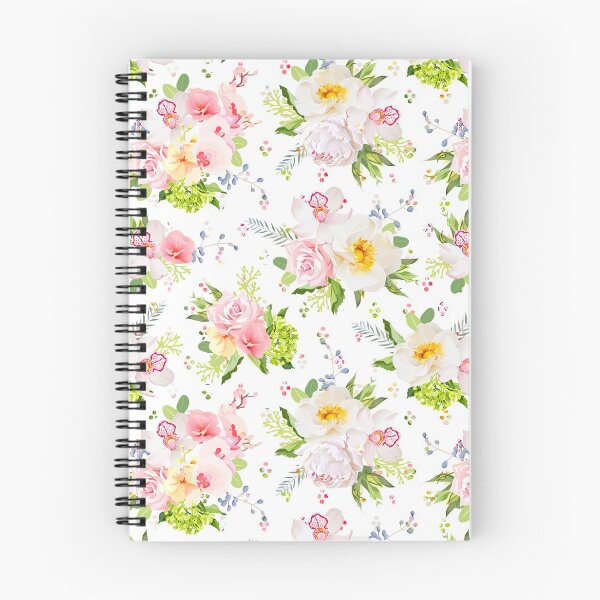 Item preview, Pretty summer garden seamless vector design print.  designed and sold by lavendertime.