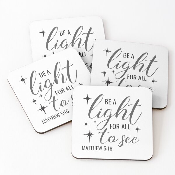 Item preview, Christian Design - Be a Light for all to see - Matthew 5 verse 16 designed and sold by simplydesignart.