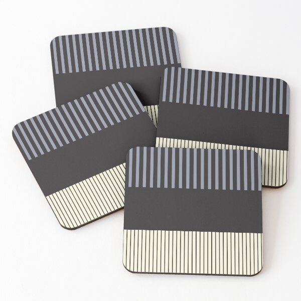 Item preview, Colour Pop Stripes - Black, Gray and Cream designed and sold by LAEC-Shop.