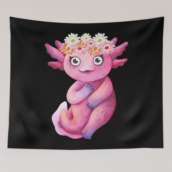 Item preview, flower headband Axolotl , cute Axolotl flower crown  designed and sold by RYANMITH.